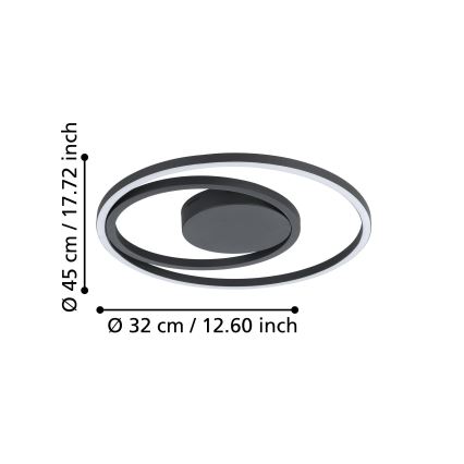 Eglo - RGBW Hämardatav laevalgusti LED/21,5W/230V