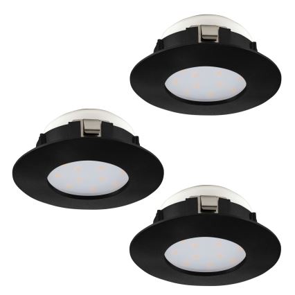 Eglo - KOMPLEKT 3x LED Süvistatav valgusti vannituppa PINEDA LED/4,9W/230V IP44