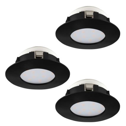 Eglo - OMPLEKT 3x LED Süvistatav valgusti vannituppa PINEDA LED/4,9W/230V IP44