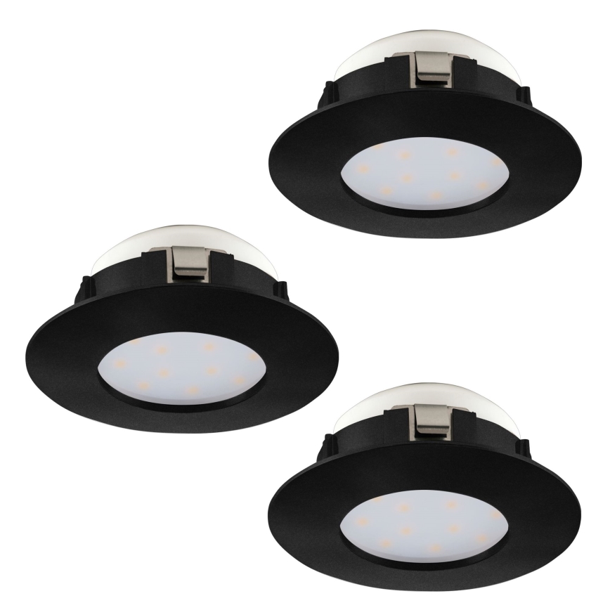 Eglo - KOMPLEKT 3x LED Süvistatav valgusti vannituppa PINEDA LED/4,9W/230V IP44