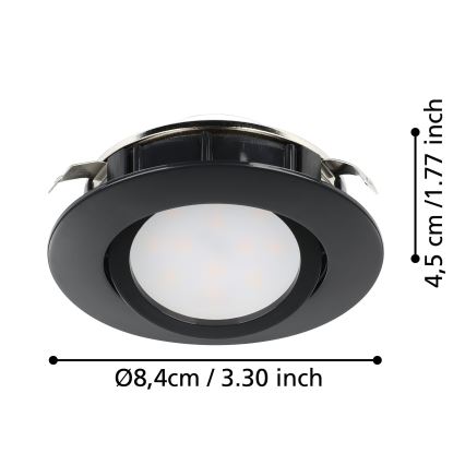 Eglo - LED Hämardatav süvistatav valgusti/5,5W/230V