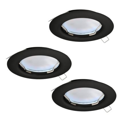 Eglo - KOMPLEKT 3x LED Süvistatav valgusti PENETO 1xGU10/2,8W/230V