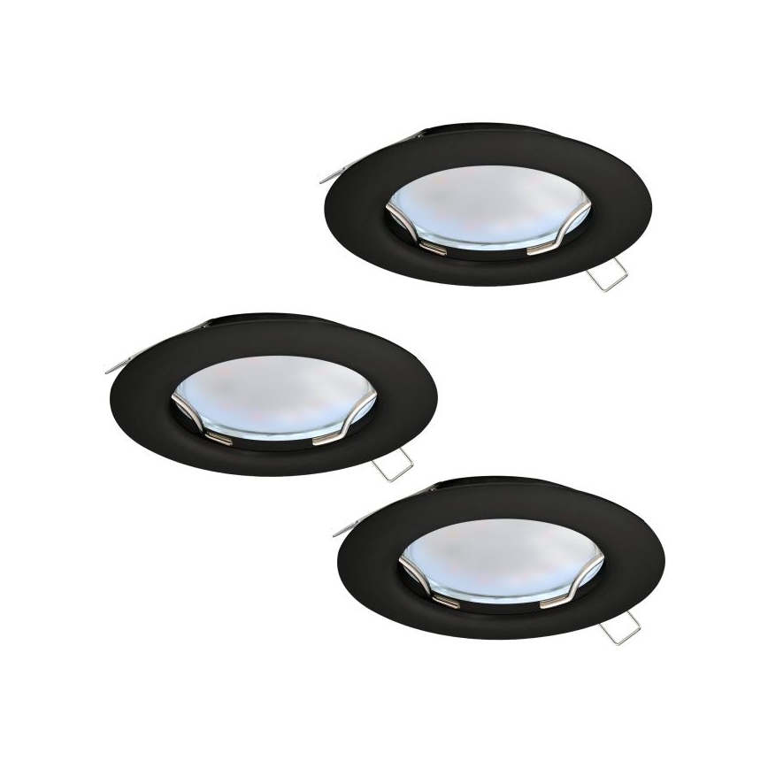 Eglo - KOMPLEKT 3x LED Süvistatav valgusti PENETO 1xGU10/2,8W/230V
