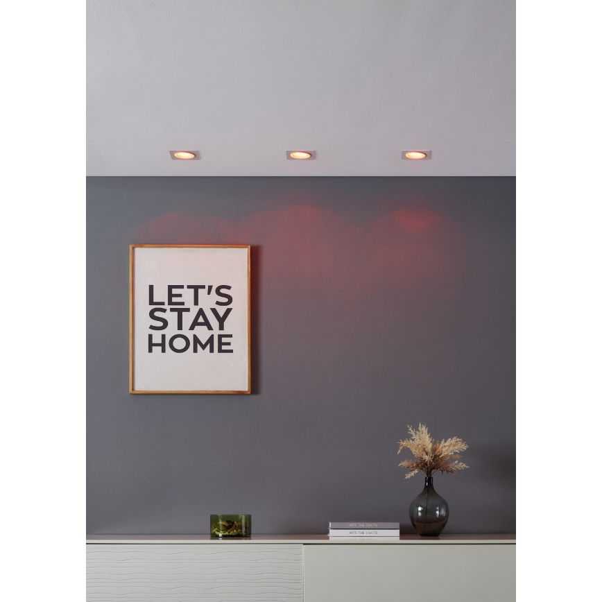 Eglo - LED RGBW Hämardatav süvistatav valgusti LED/4,7W/230V valge