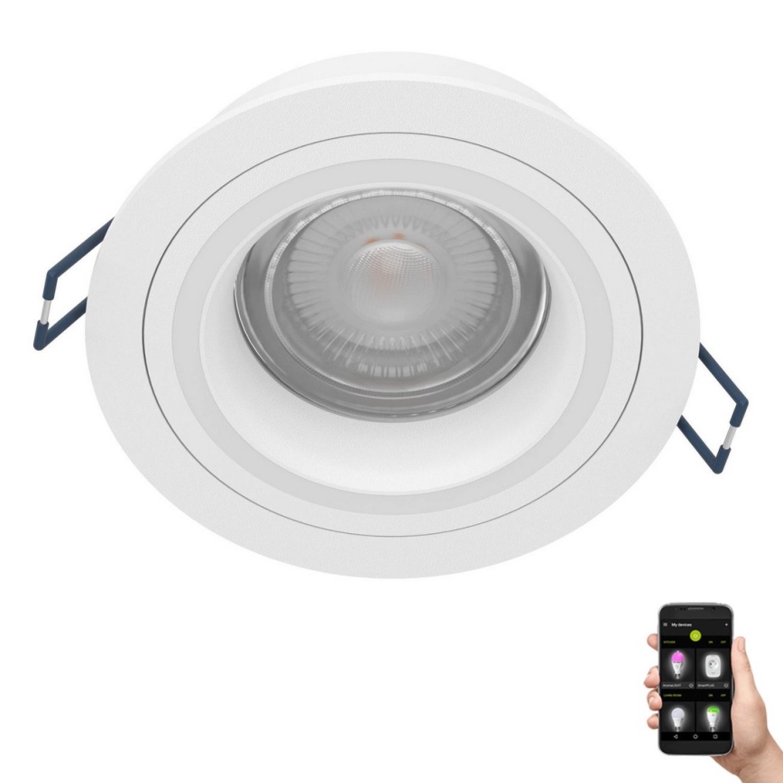 Eglo - LED RGBW Hämardatav süvistatav valgusti LED/4,7W/230V valge