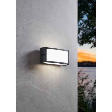 Eglo - LED Väli seinavalgusti LED/10,5W/230V antratsiit IP54