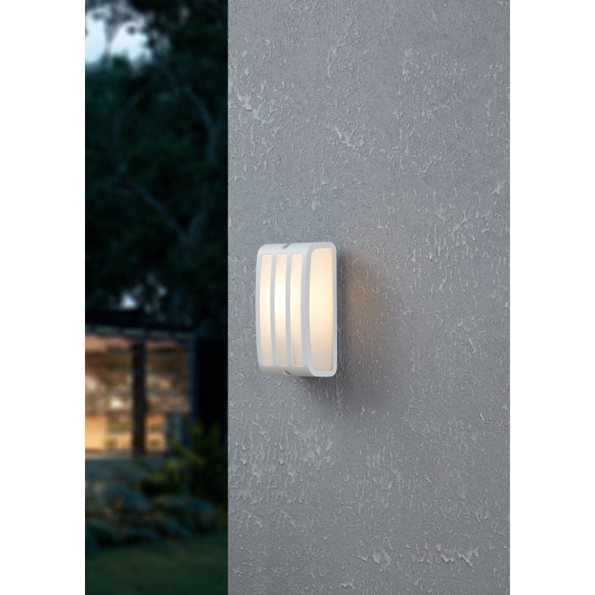 Eglo - Väli seinavalgusti 1xE27/40W/230V valge IP54