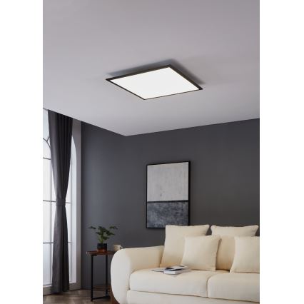 Eglo - LED Laevalgusti LED/33W/230V 60x60 cm must