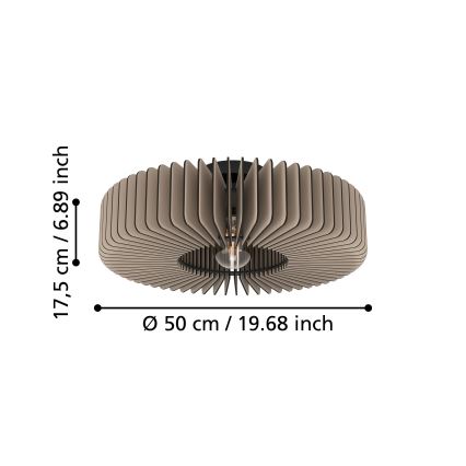 Eglo - Laevalgusti 1xE27/40W/230V hall