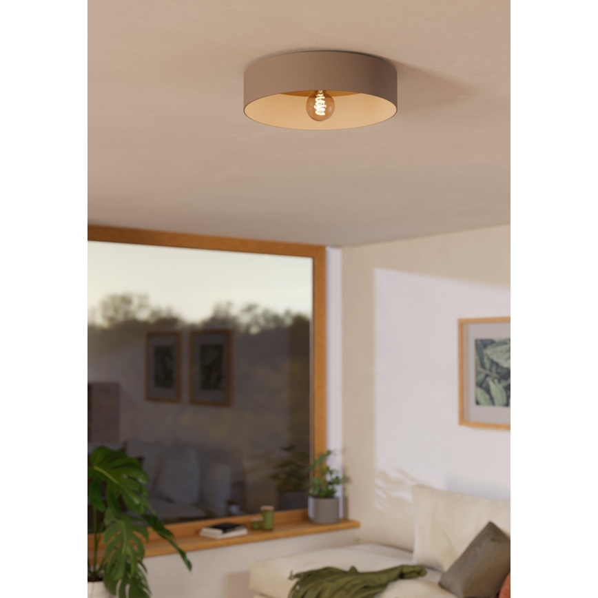 Eglo 900838 - Laevalgusti DUAIA 1xE27/40W/230V pruun
