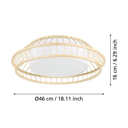Eglo - LED RGB Hämardatav laevalgusti LED/22W/230V 2700-6500K
