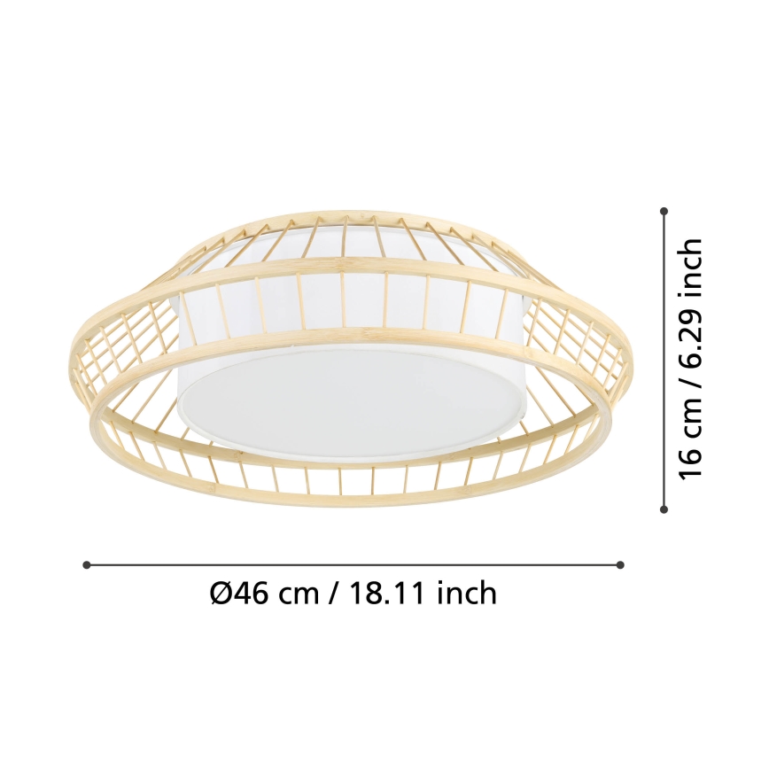 Eglo - LED RGB Hämardatav laevalgusti LED/22W/230V 2700-6500K