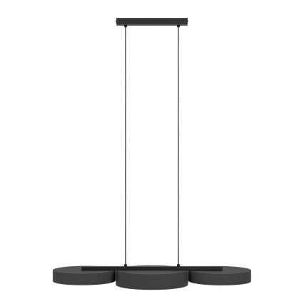Eglo - LED RGBW Hämardatav lühter 3xLED/7,5W/230V 2700-6500K must