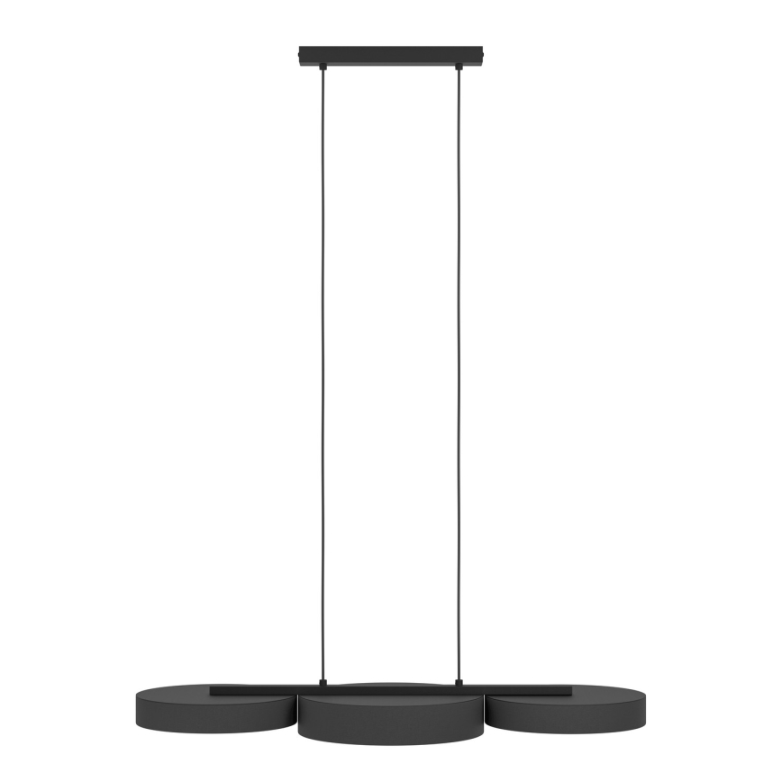 Eglo - LED RGBW Hämardatav lühter 3xLED/7,5W/230V 2700-6500K must