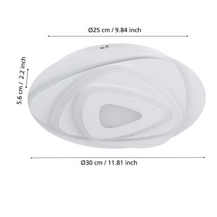 Eglo - LED Laevalgusti LED/14,7W/230V d. 30 cm