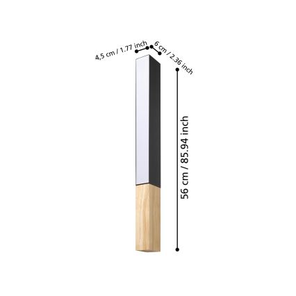 Eglo - LED Seinavalgusti LED/12W/230V