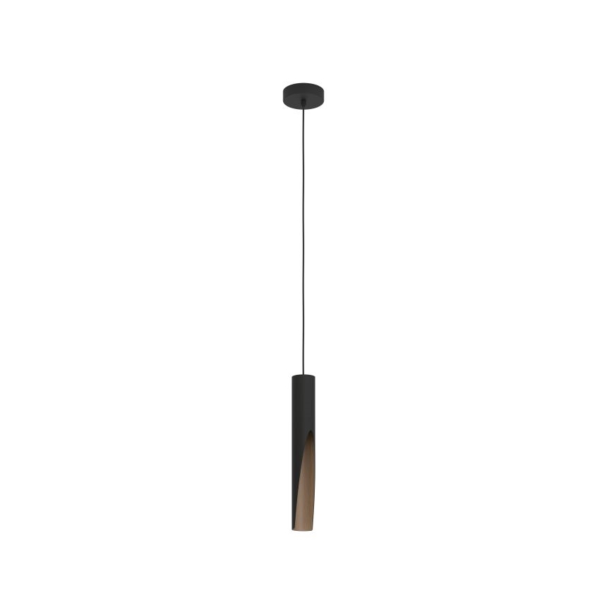 Eglo - LED Lühter 1xGU10/4,5W/230V must/pruun