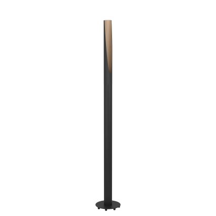 Eglo - LED Põrandalamp 1xGU10/4,5W/230V must/pruun