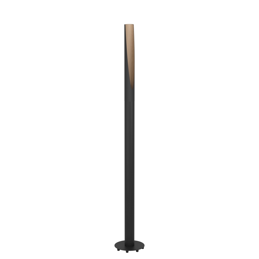 Eglo - LED Põrandalamp 1xGU10/4,5W/230V must/pruun