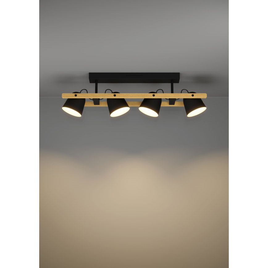 Eglo - LED RGBW Hämardatav pinnale kinnitatav lühter 4xLED/3,7W/230V 2700-6500K
