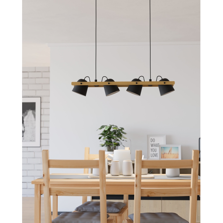 Eglo - LED RGBW Hämardatav lühter 4xLED/3,7W/230V 2700-6500K