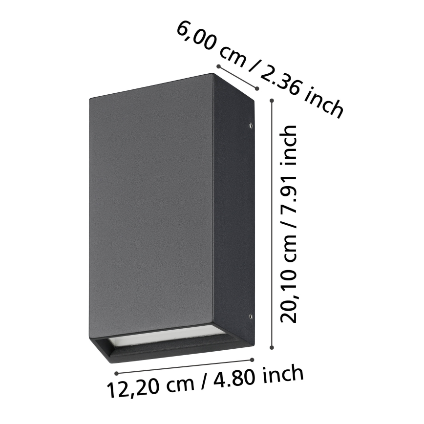 Eglo - LED Väli seinavalgusti 2xLED/5W/230V IP65