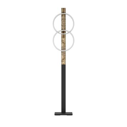 Eglo - LED Põrandalamp 2xLED/12W/230V 3000K pruun/must