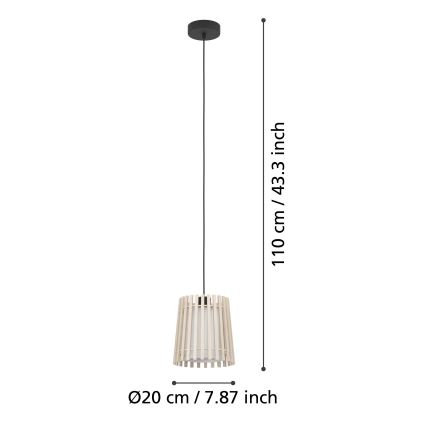 Eglo - Lühter 1xE27/25W/230V