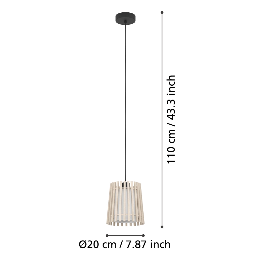 Eglo - Lühter 1xE27/25W/230V