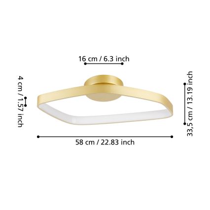 Eglo - LED Hämardatav laevalgusti LED/25,2W/230V