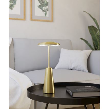 Eglo - LED Hämardatav puutetundlik väli lamp LED/2,8W/5V 2400K/3000K/4000K 5200 mAh IP54 kuldne
