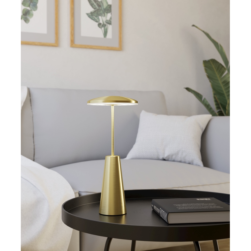 Eglo - LED Hämardatav puutetundlik väli lamp LED/2,8W/5V 2400K/3000K/4000K 5200 mAh IP54 kuldne