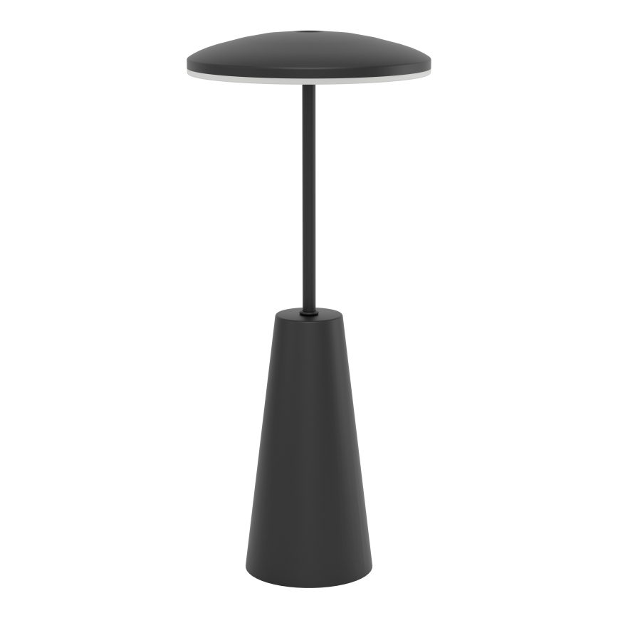Eglo - LED Hämardatav puutetundlik väli lamp LED/2,8W/5V 2400K/3000K/4000K 5200 mAh IP54 must