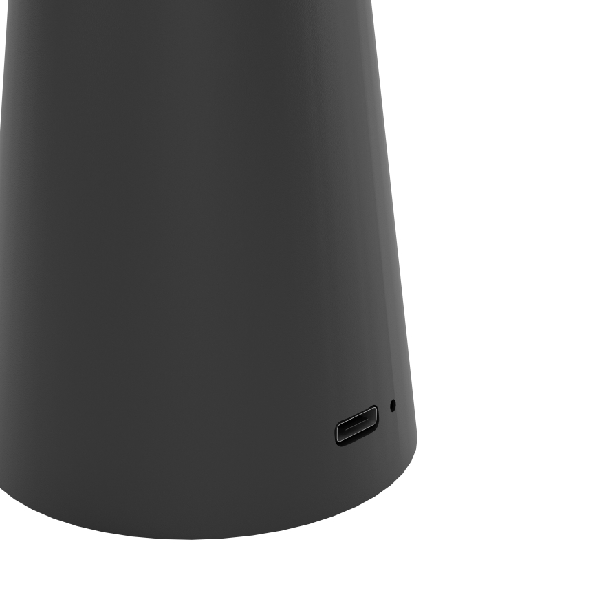 Eglo - LED Hämardatav puutetundlik väli lamp LED/2,8W/5V 2400K/3000K/4000K 5200 mAh IP54 must