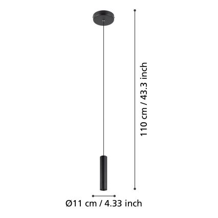 Eglo - LED Lühter LED/5W/230V