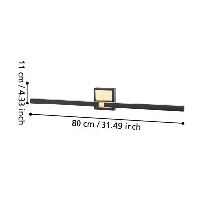 Eglo - LED Seinavalgusti vannituppa LED/17,5W/230V IP44