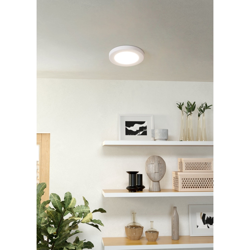 Eglo - LED laesse paigaldatav valgusti 5,5 W / 230 V / 3000 K, valge, läbimõõt 11,7 cm