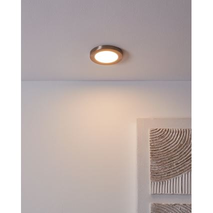 Eglo - LED Süvistatav valgusti LED/5,5W/230V 3000K matt kroom