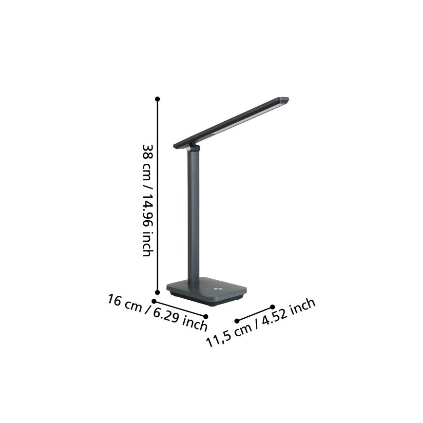 Eglo - LED Hämardatav laetav laualamp LED/3,6W/5V 1800mAh hall