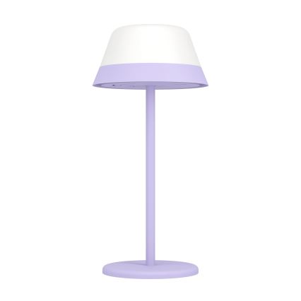 Eglo - LED RGBW Hämardatav puutetundlik väli lamp 2in1 LED/1,5W/5V 2600 mAh IP54 lilla