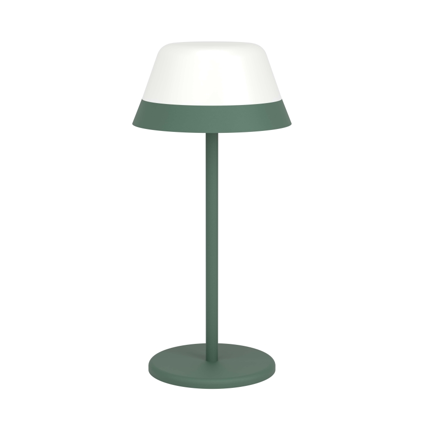 Eglo - LED RGBW Hämardatav puutetundlik väli lamp 2in1 LED/1,5W/5V 2600 mAh IP54 roheline