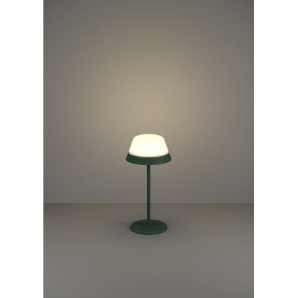 Eglo - LED RGBW Hämardatav puutetundlik väli lamp 2in1 LED/1,5W/5V 2600 mAh IP54 roheline