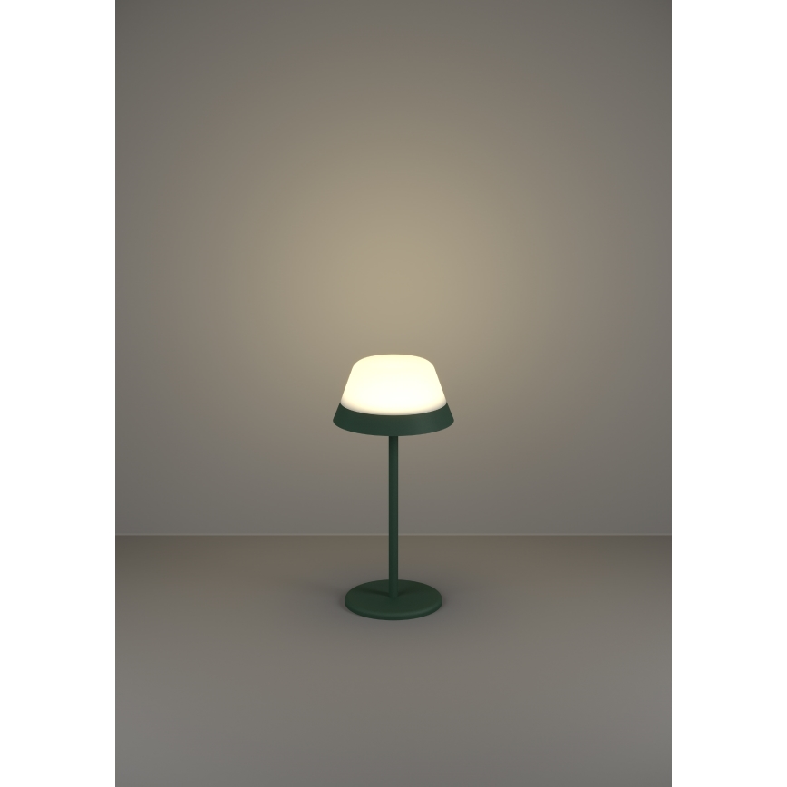 Eglo - LED RGBW Hämardatav puutetundlik väli lamp 2in1 LED/1,5W/5V 2600 mAh IP54 roheline