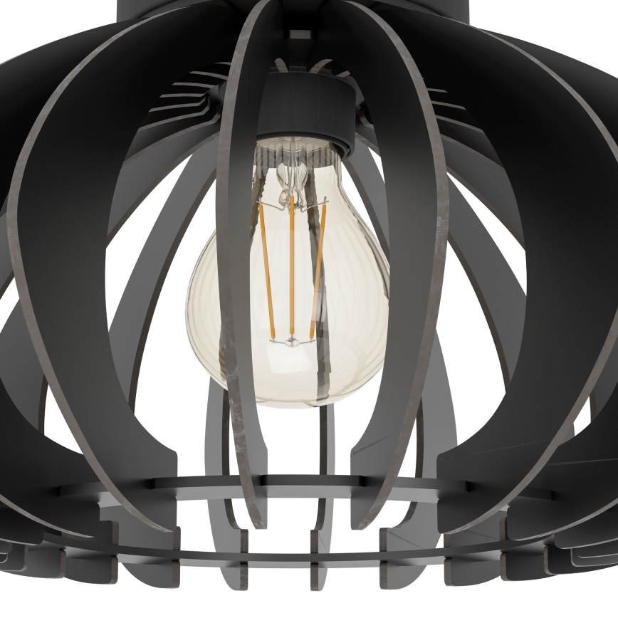 Eglo - Laevalgusti 1xE27/40W/230V d. 38 cm must
