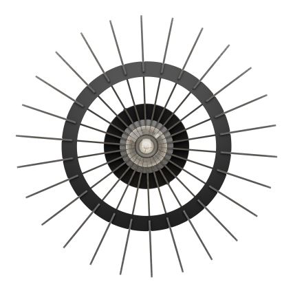 Eglo - Laevalgusti 1xE27/40W/230V d. 45 cm must