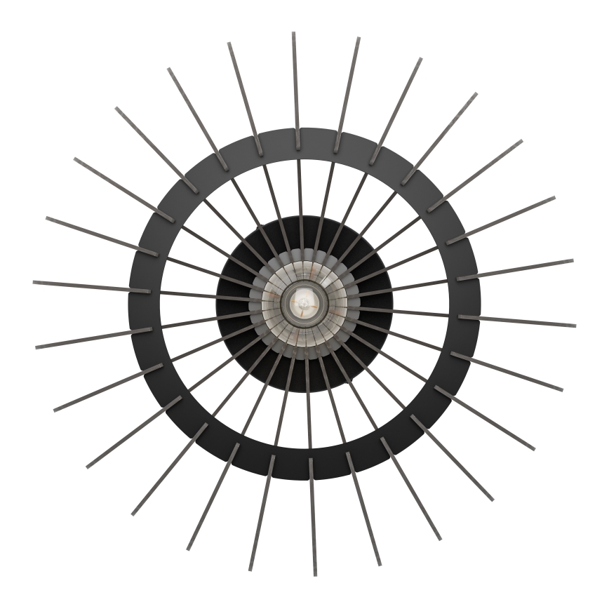 Eglo - Laevalgusti 1xE27/40W/230V d. 45 cm must