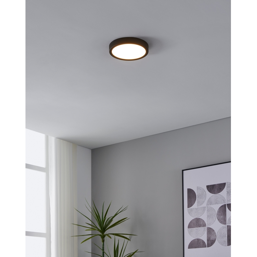 Eglo - LED Laevalgusti koos anduriga LED/17W/230V 3000K must