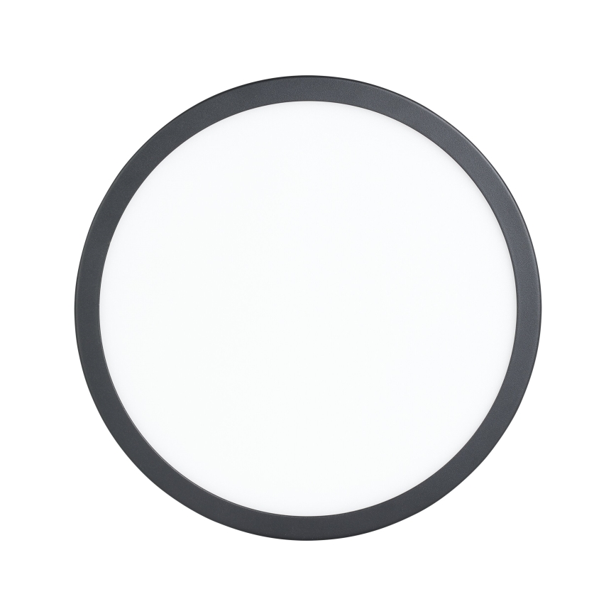 Eglo - LED laelamp liikumisanduriga LED/20,5W/230V 3000K must, läbimõõt 28,5 cm