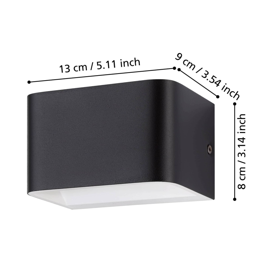Eglo - LED Seinavalgusti LED/6W/230V 3000K must
