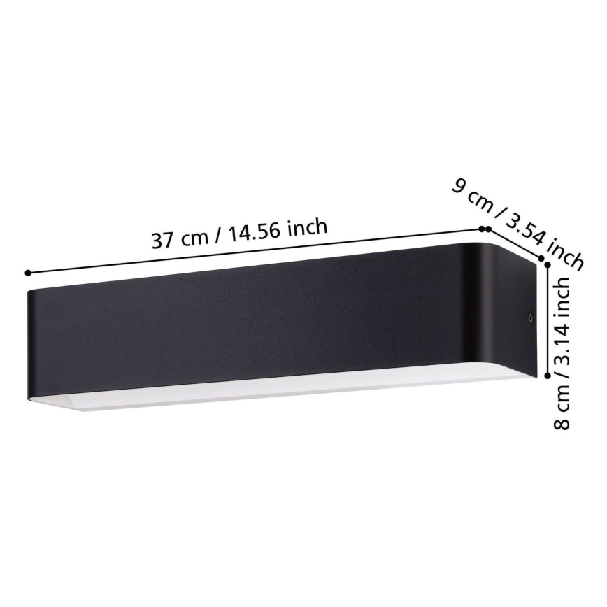 Eglo - LED Seinavalgusti LED/12W/230V 3000K must